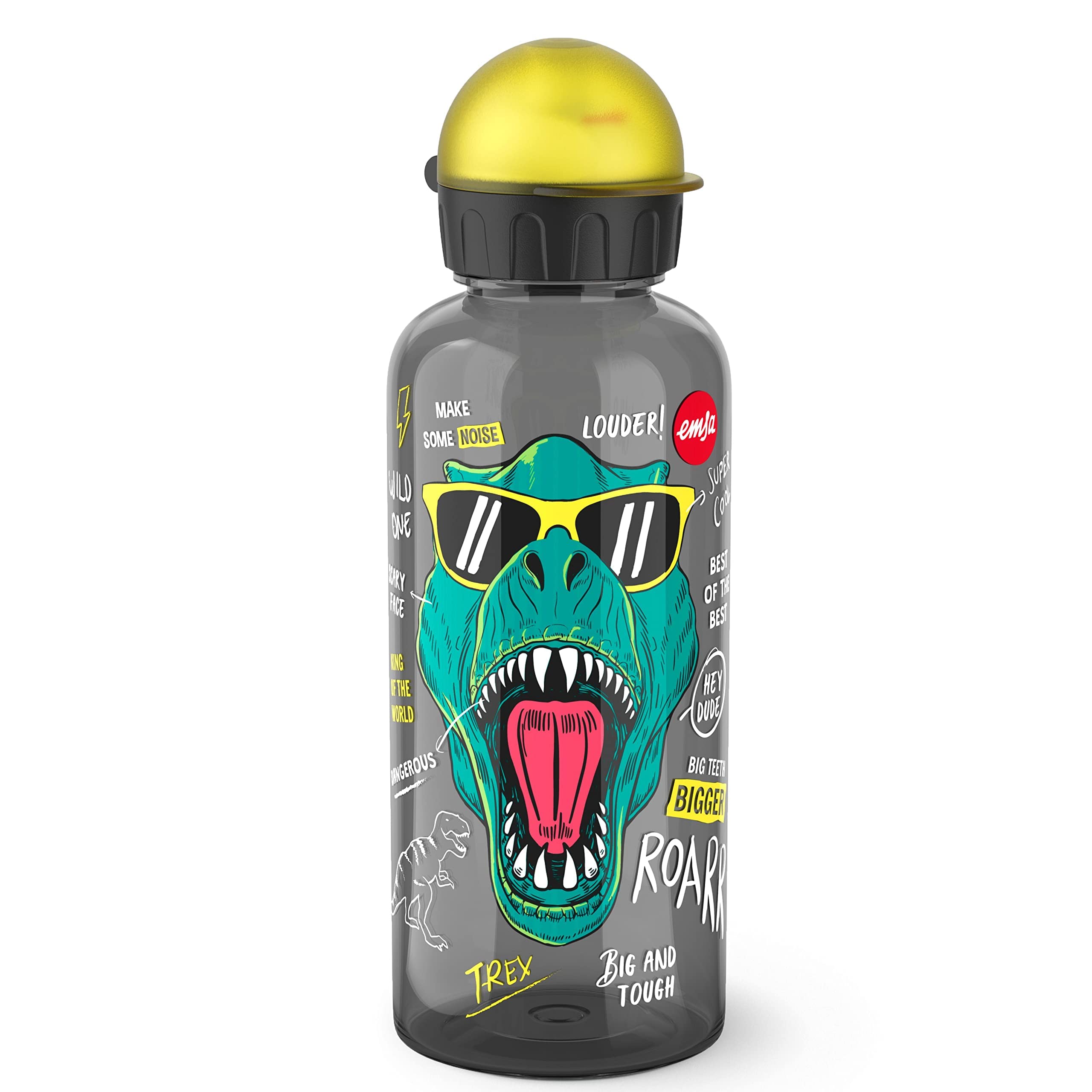 emsa-teens-n30603-tritan-trinkflasche-0-6-l-auslaufsicher-dino-roarr image 1