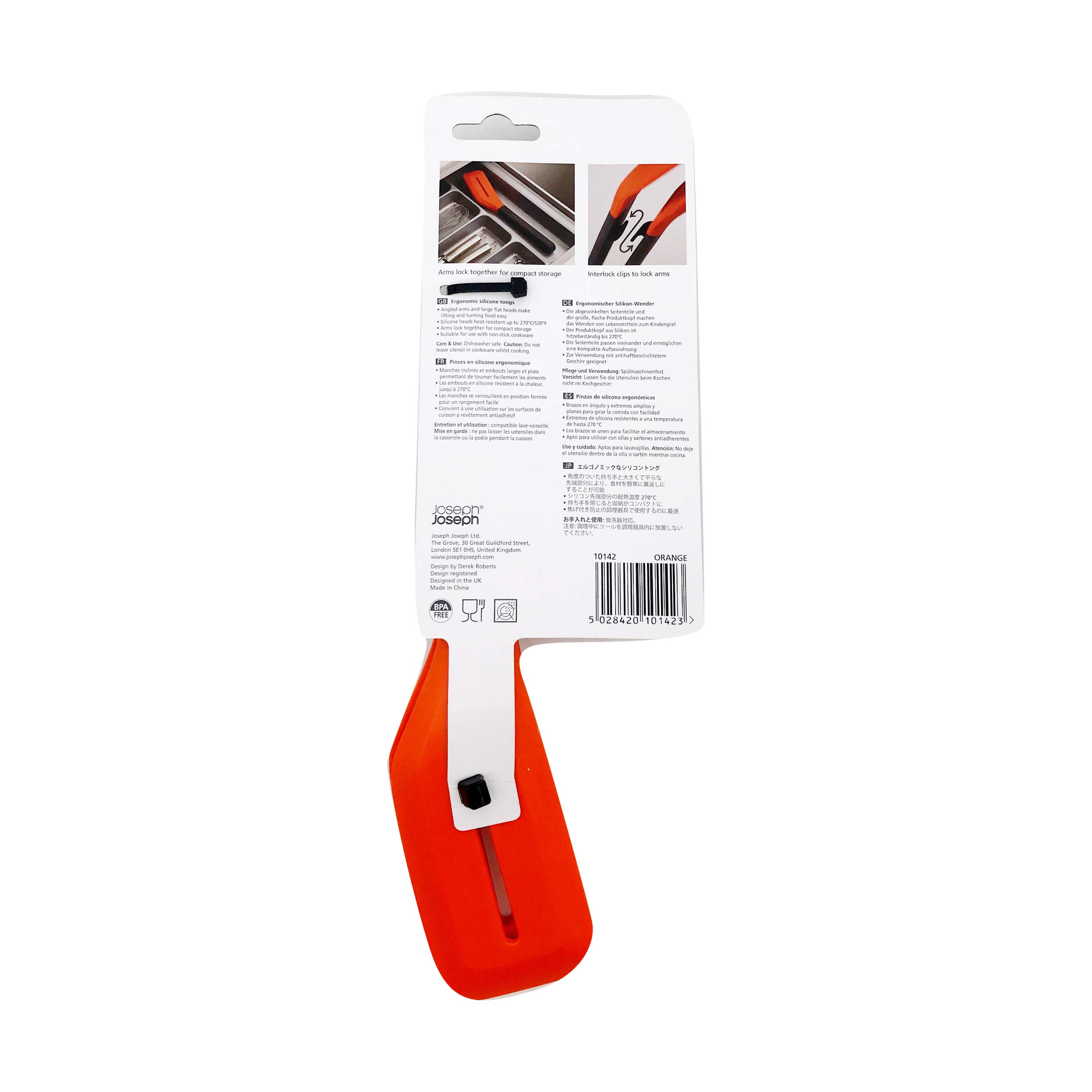 joseph-joseph-turner-tongs-pfannenwender-zange-verschlie-bare-zangenarme-dunkelg image 2
