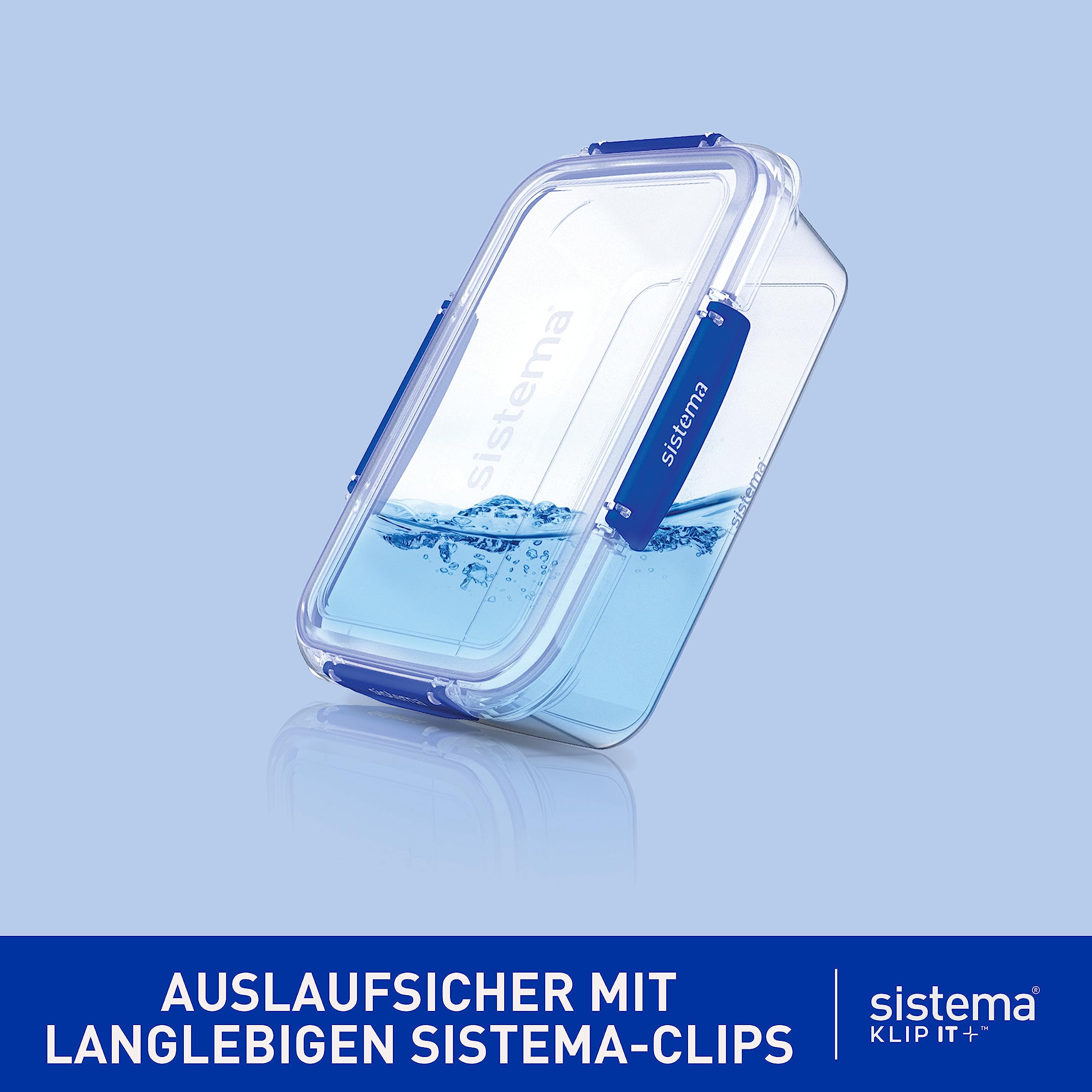 sistema-klip-it-plus-vorratsdosen-set-6-teilig-2-x-400-ml-3-x-1-l-1-x-2-2-l-luft image 2