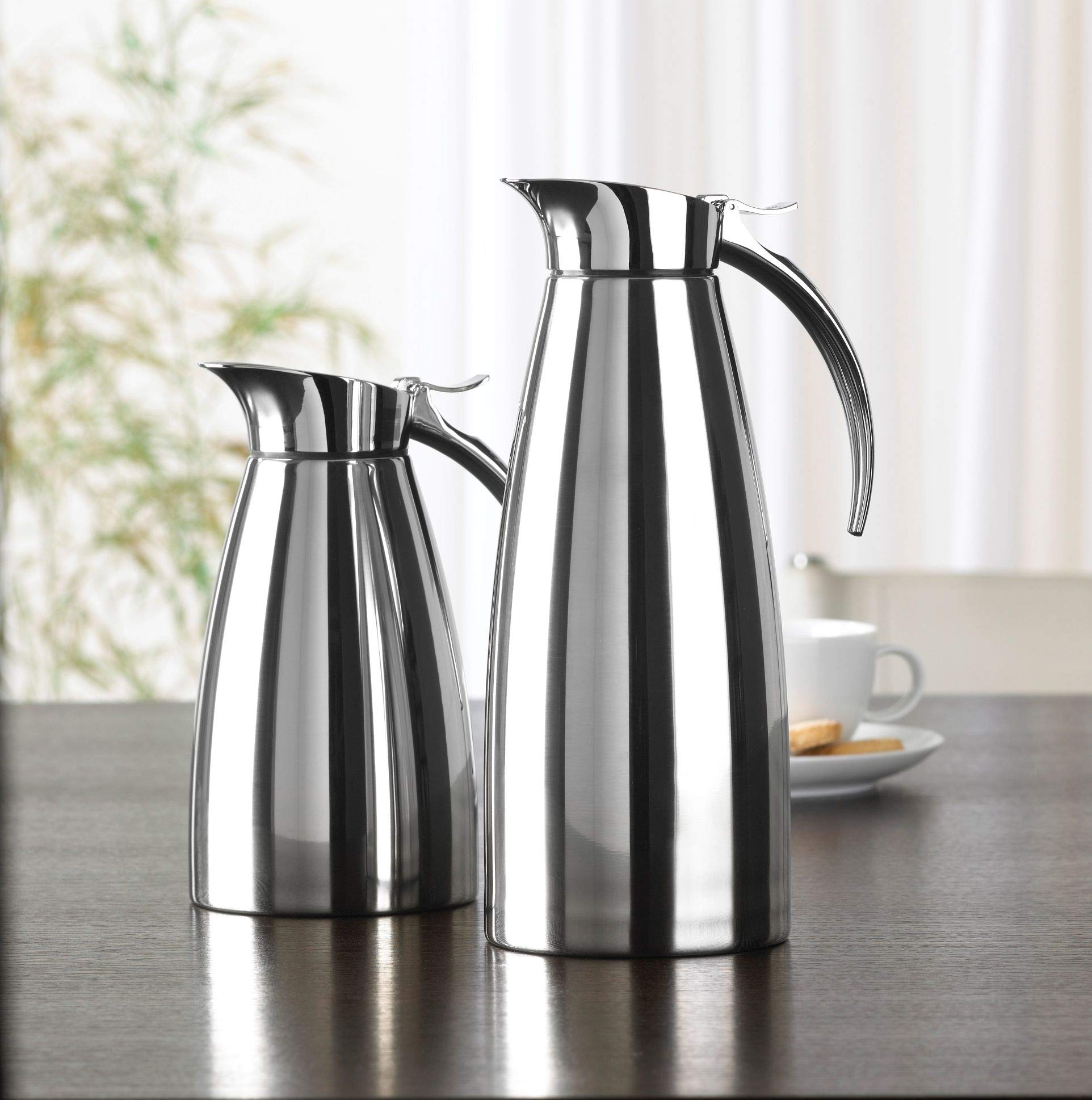 emsa-eleganza-isolierkanne-edelstahl-1l-thermoskanne-mit-easy-open-verschluss-12 image 2