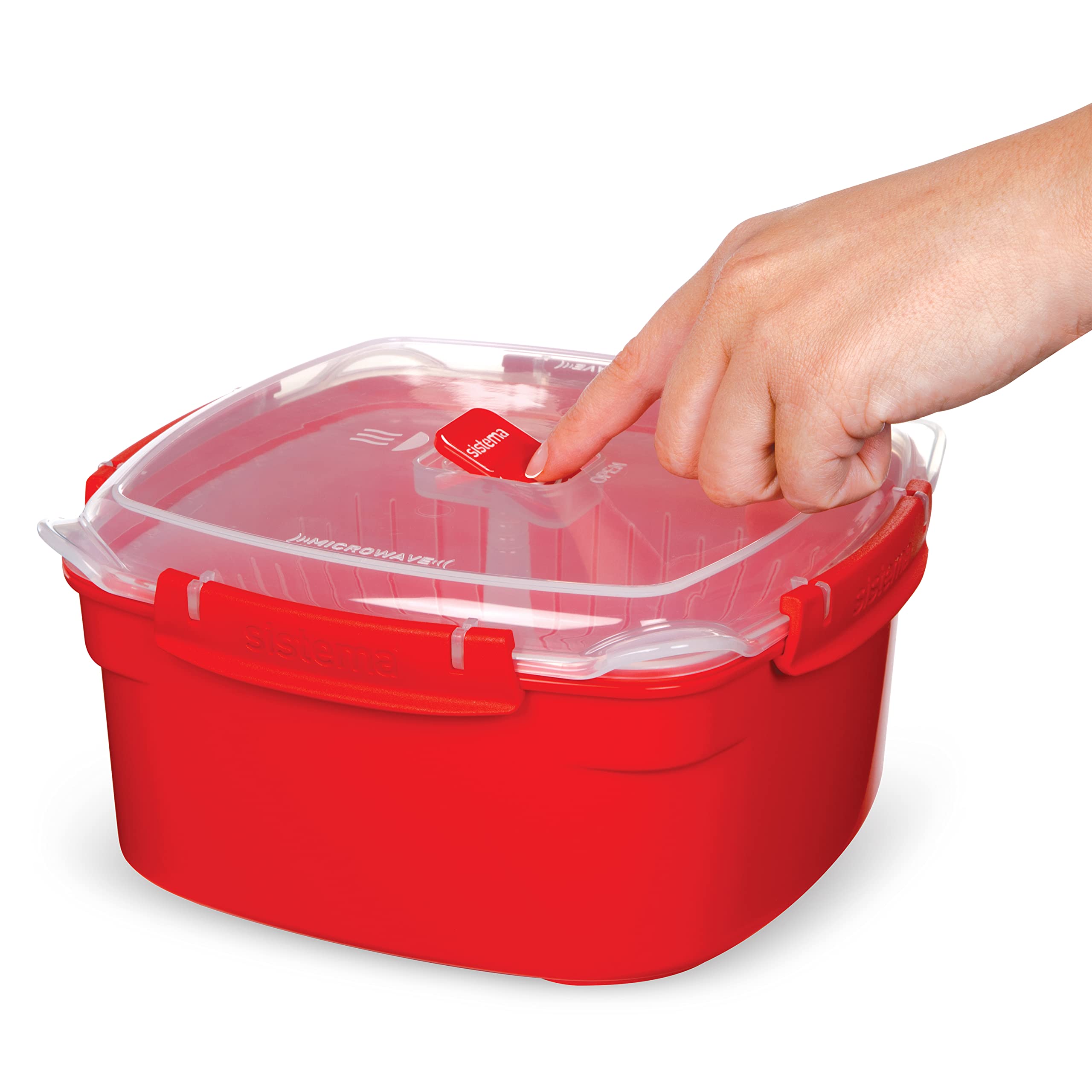sistema-microwave-dampfgarer-2-4-l-mit-herausnehmbarem-gareinsatz-bpa-frei-mikro image 2