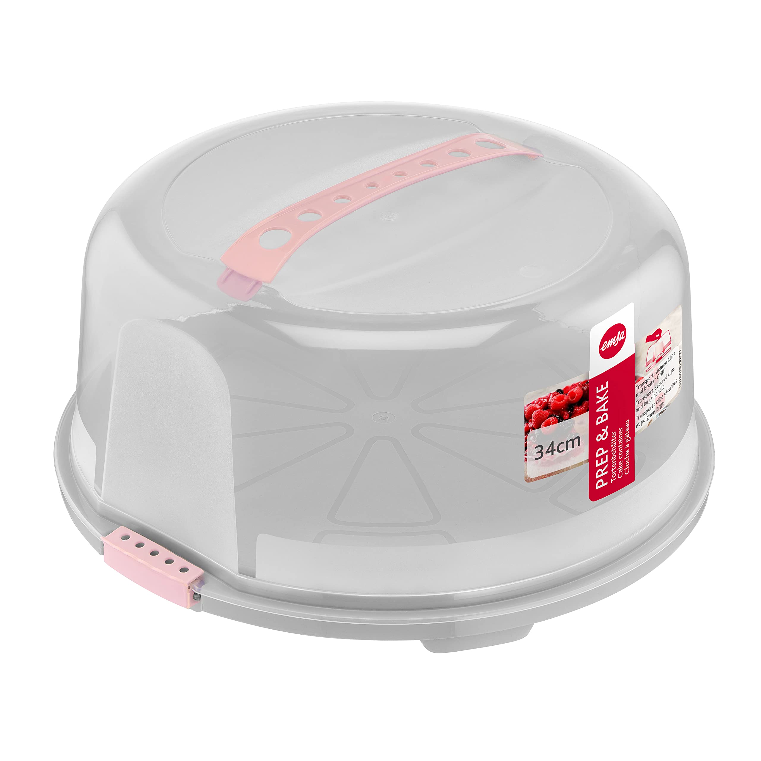 emsa-prep-bake-kuchenaufbewahrungsbox-rund-34-cm-mit-tragegriff-clipsverschluss- image 8
