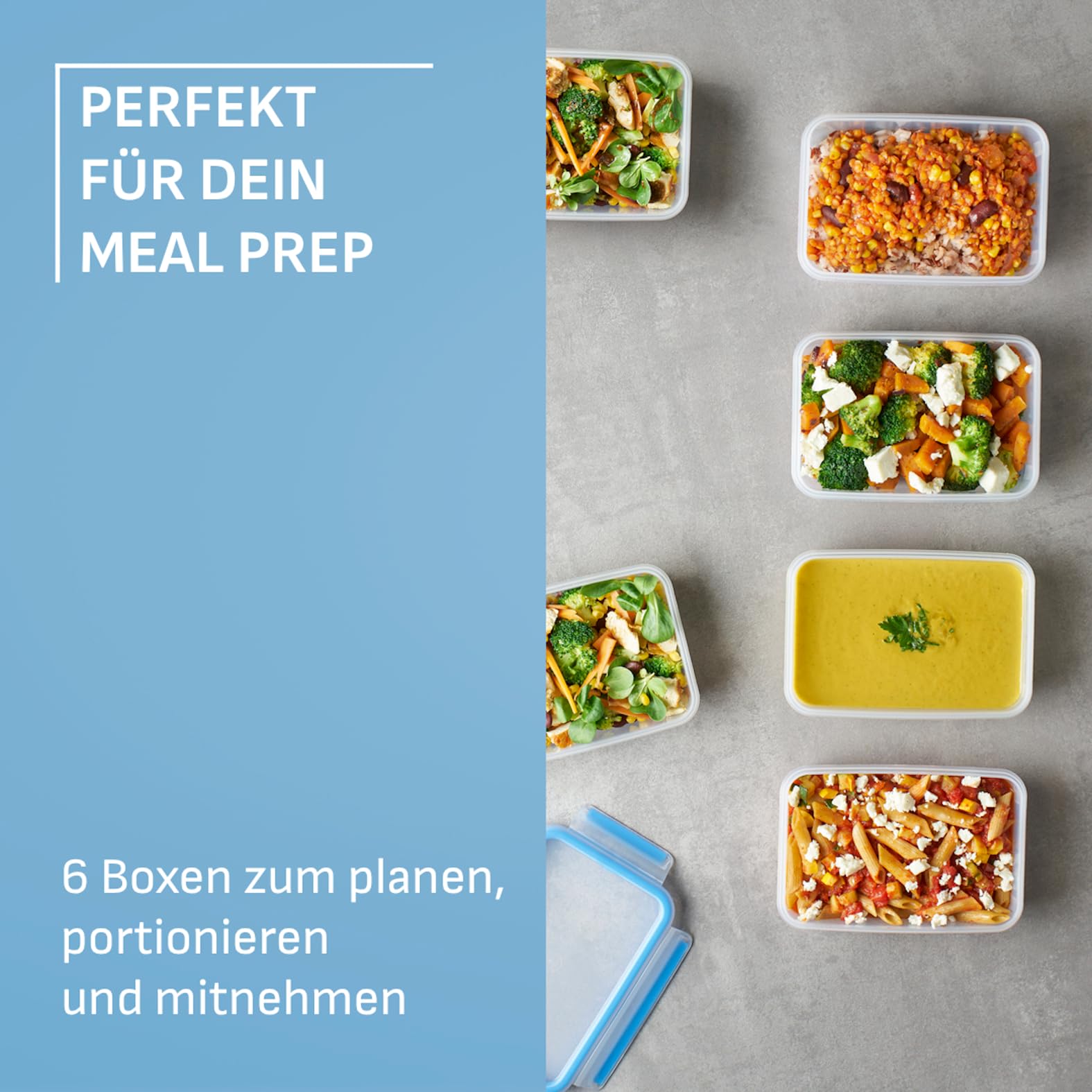 emsa-clip-close-frischhaltedosen-mealprep-set-6-0-8-l-100-auslaufsicher-und-hygi image 3