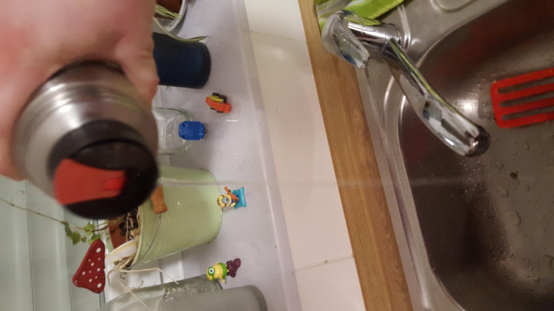 Gute Flasche für den Rucksack