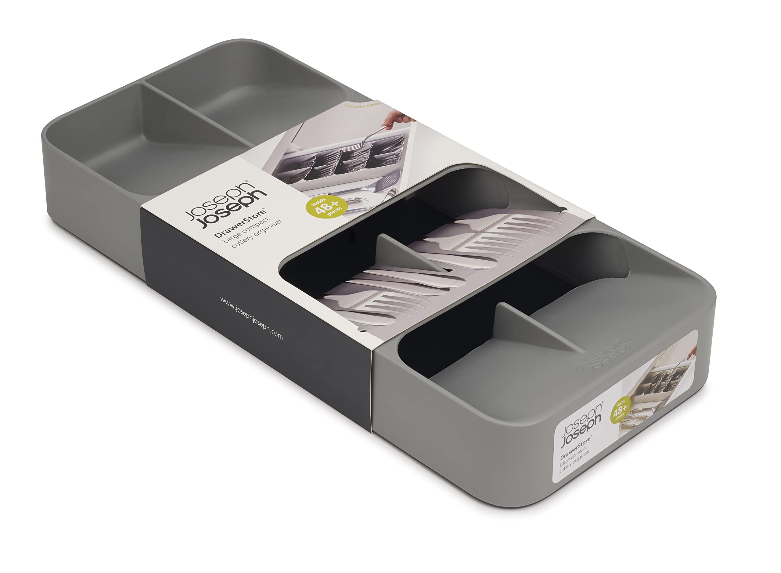 joseph-joseph-drawerstore-kompakter-besteck-organizer-f-r-schubladen-8-f-cher-f- image 3