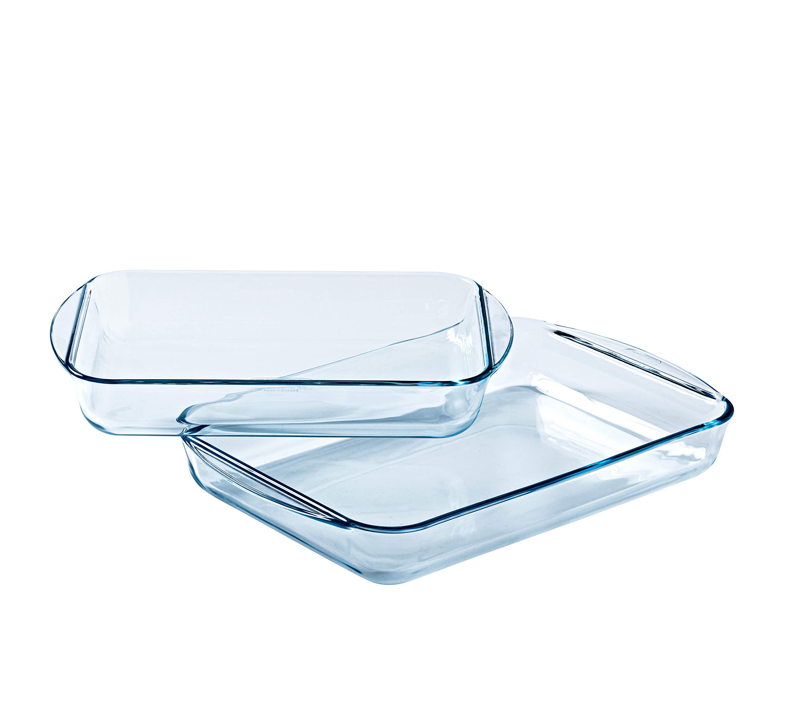 pyrex-essentials-lasagneteller-set-2-rechteckige-glasbackformen-35-x-23-cm-und-4 image 1