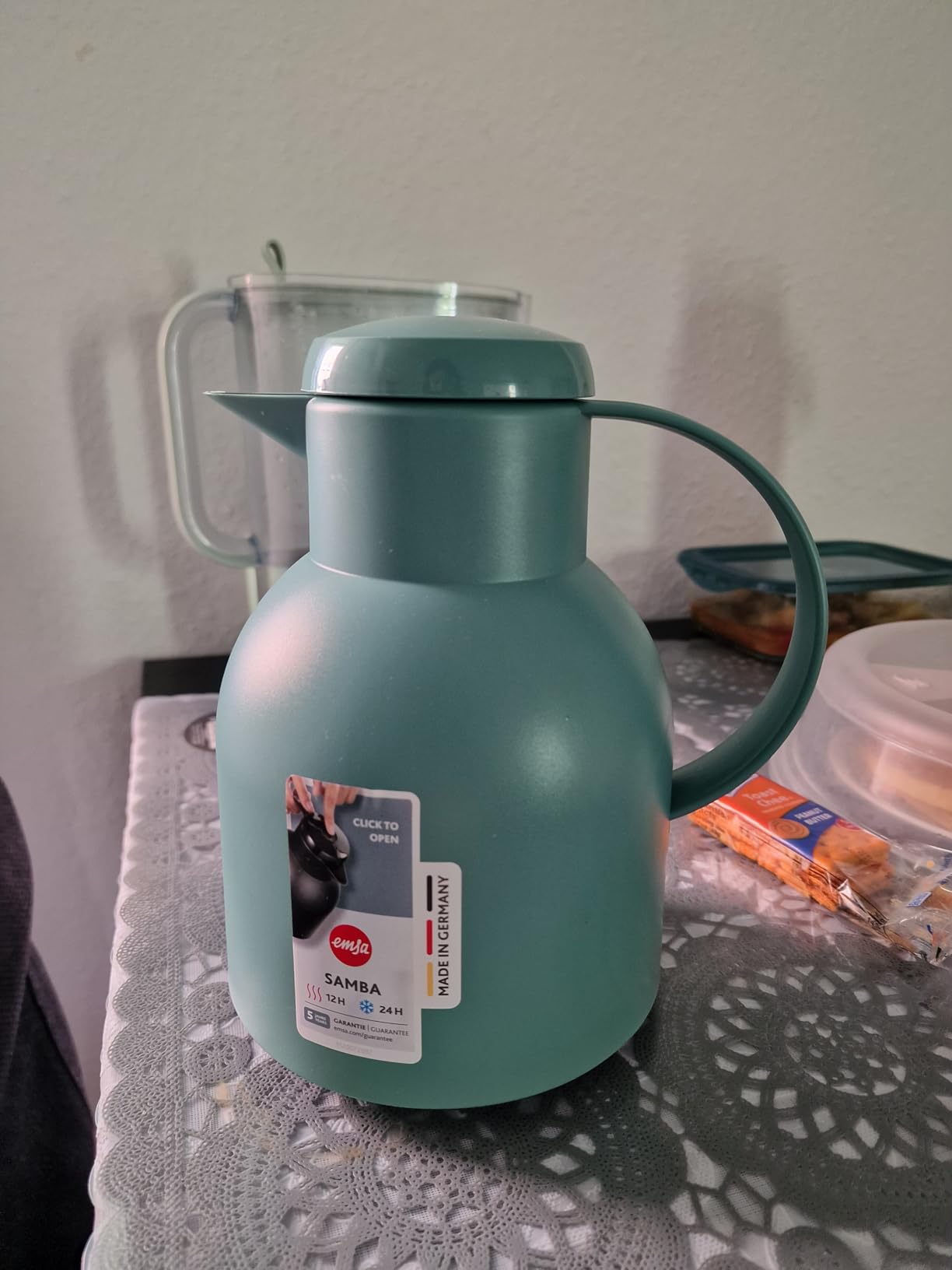 Hält den Kaffee ewig heiß