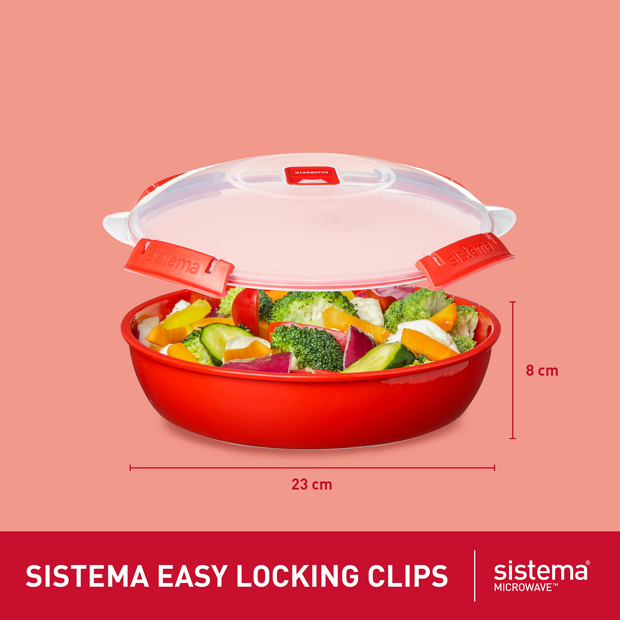 sistema-microwave-runde-mikrowellensch-ssel-1-29-l-mikrowellenbeh-lter-mit-dampf image 2