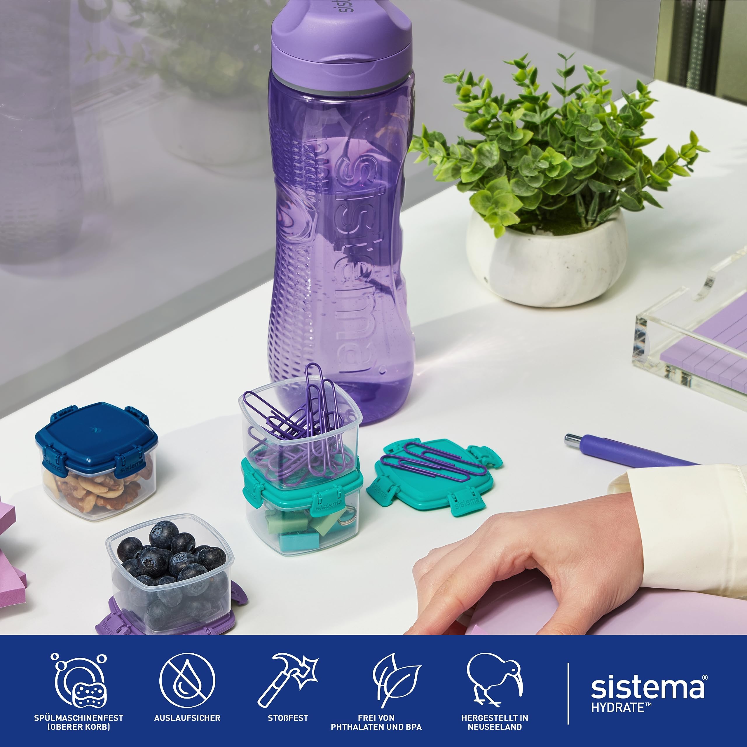 sistema-hydrate-tritan-swift-wasserflasche-800-ml-auslaufsichere-trinkflasche-mi image 5