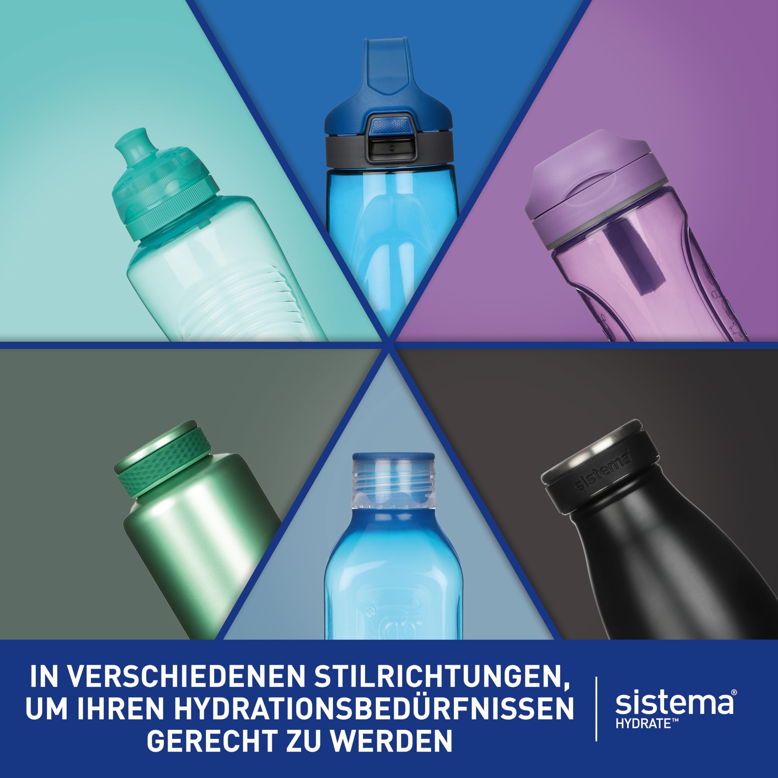sistema-hydrate-quadratische-wasserflasche-725-ml-bpa-freie-trinkflasche-mit-dic image 7