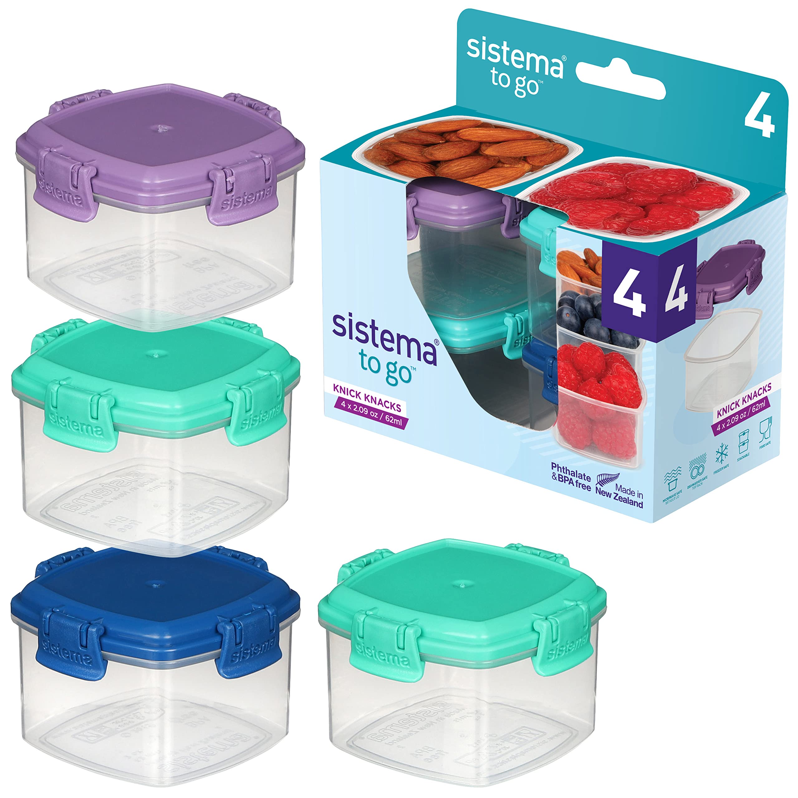 sistema-snack-pots-mini-bites-to-go-frischhaltedosen-130-ml-3-st-ck-stapelbare-s image 8