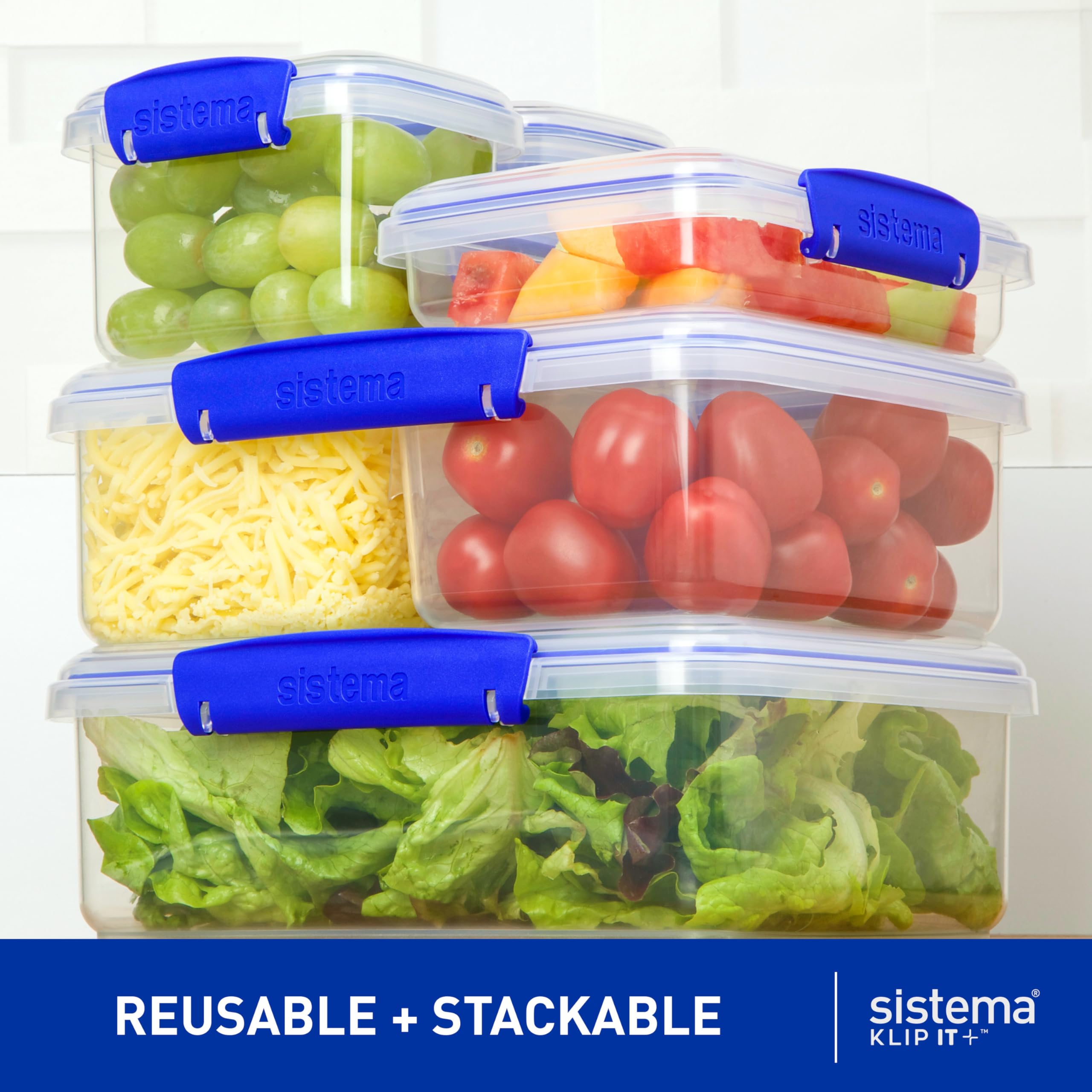 sistema-klip-it-frischhaltedose-9-67-l-stapelbare-luftdichte-vorratsdose-mit-dec image 3