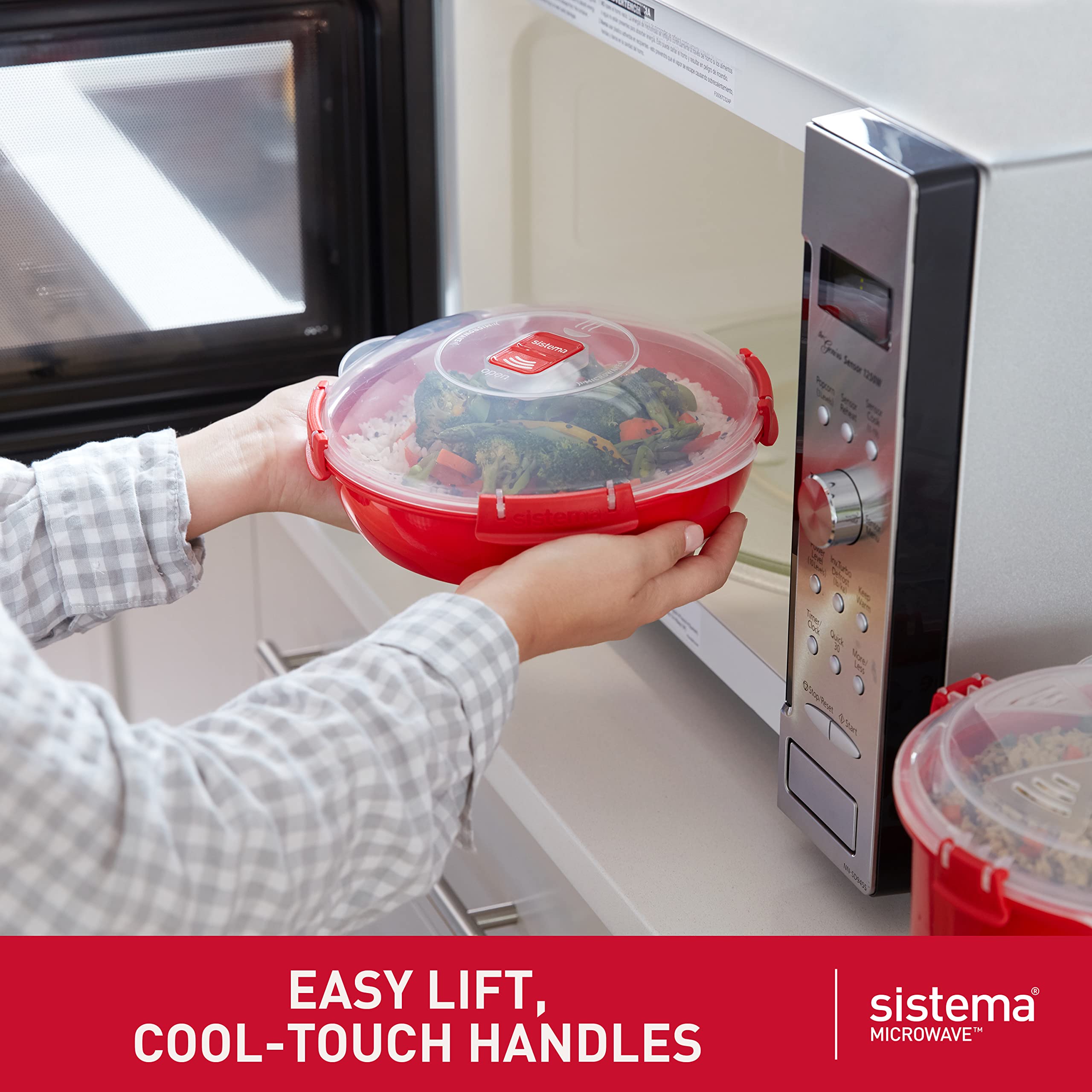 sistema-microwave-runde-mikrowellensch-ssel-1-29-l-mikrowellenbeh-lter-mit-dampf image 4