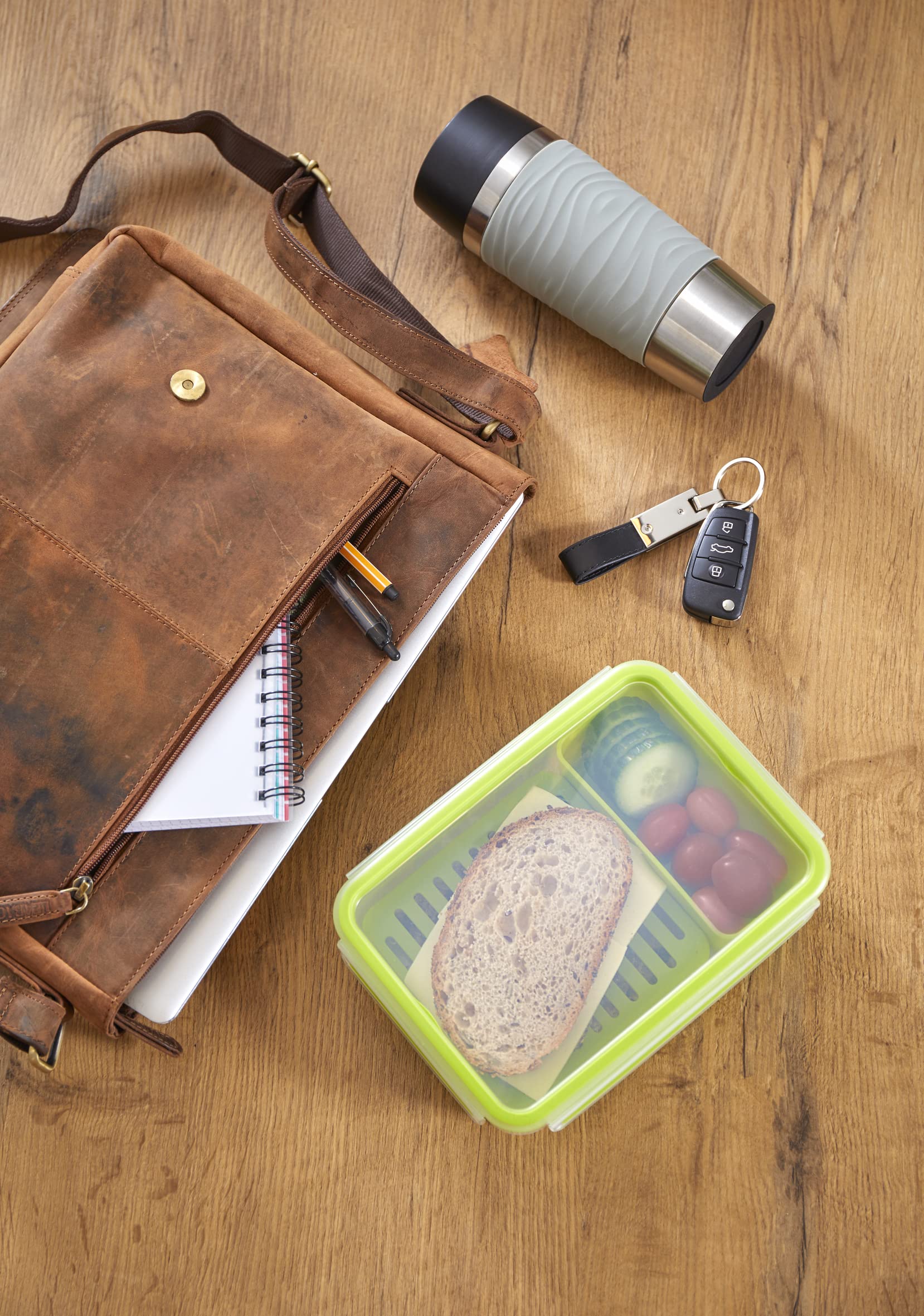 emsa-clip-go-lunchbox-1-2-l-brotdose-100-dicht-mit-gittereinsatz-2-ebene-und-sna image 6