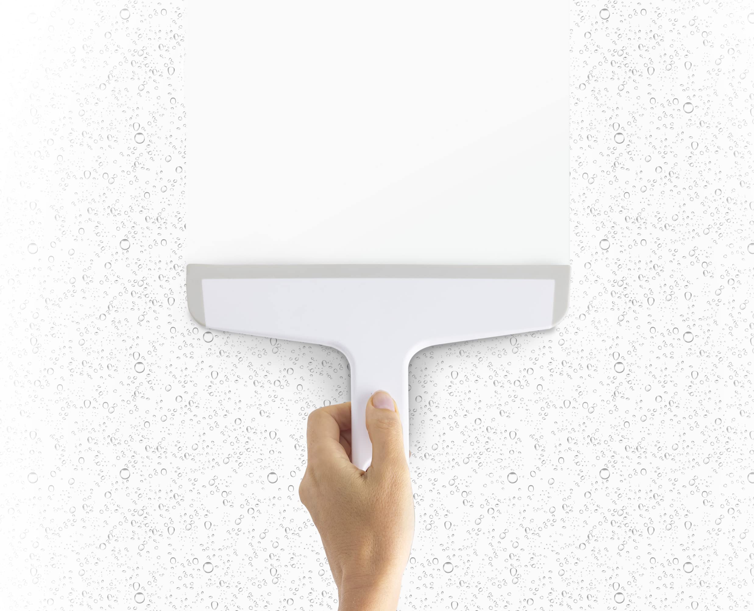 joseph-joseph-duo-slimline-duschabzieher-mit-saugnapfhalterung-wei-flexible-lipp image 2