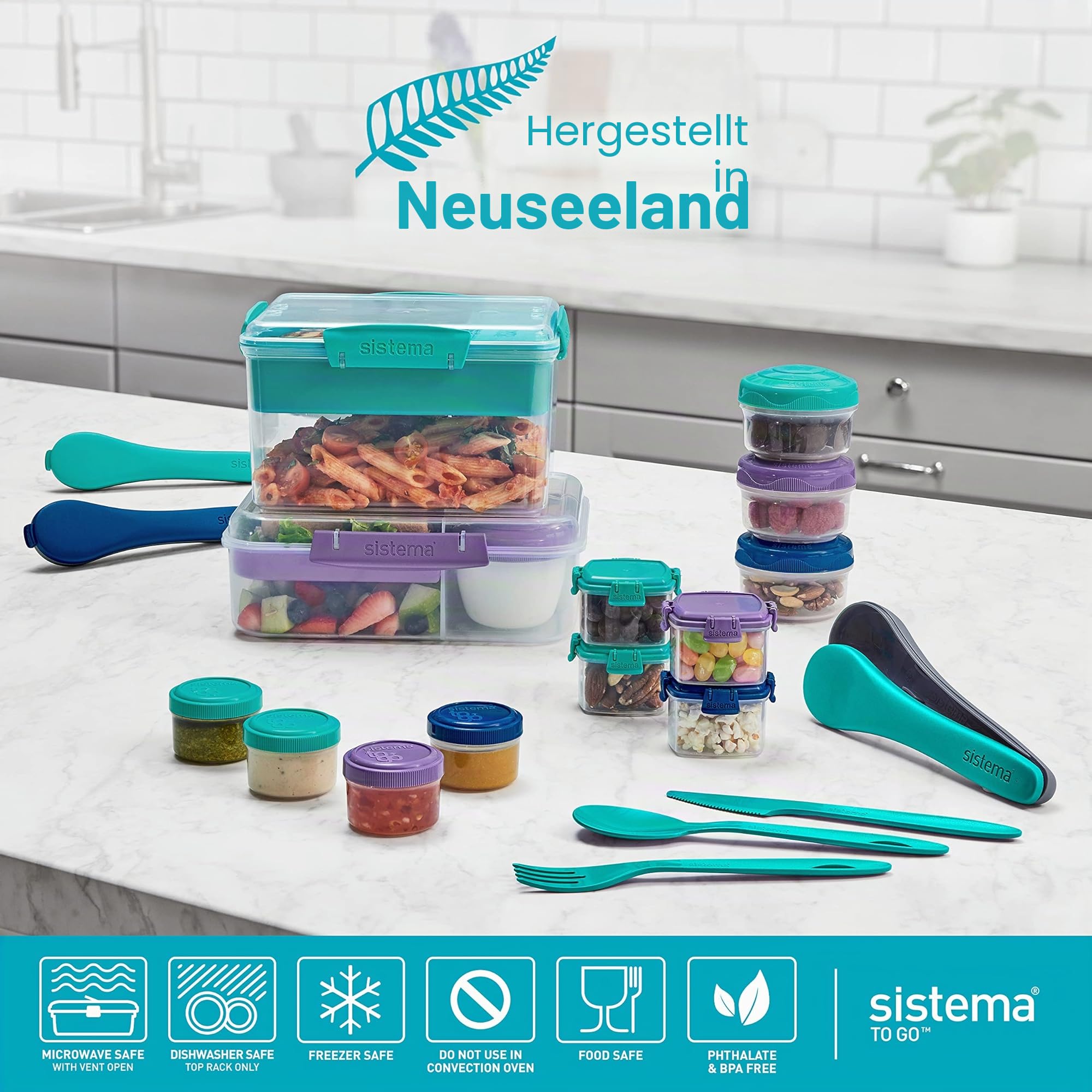sistema-snack-pots-mini-bites-to-go-frischhaltedosen-130-ml-3-st-ck-stapelbare-s image 6