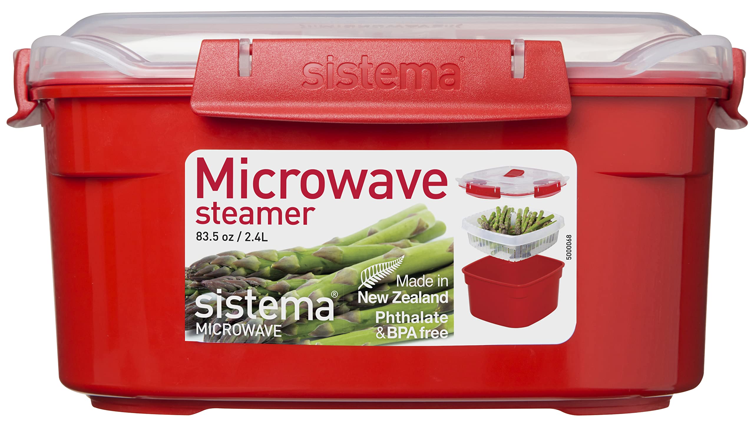 sistema-microwave-dampfgarer-2-4-l-mit-herausnehmbarem-gareinsatz-bpa-frei-mikro image 7