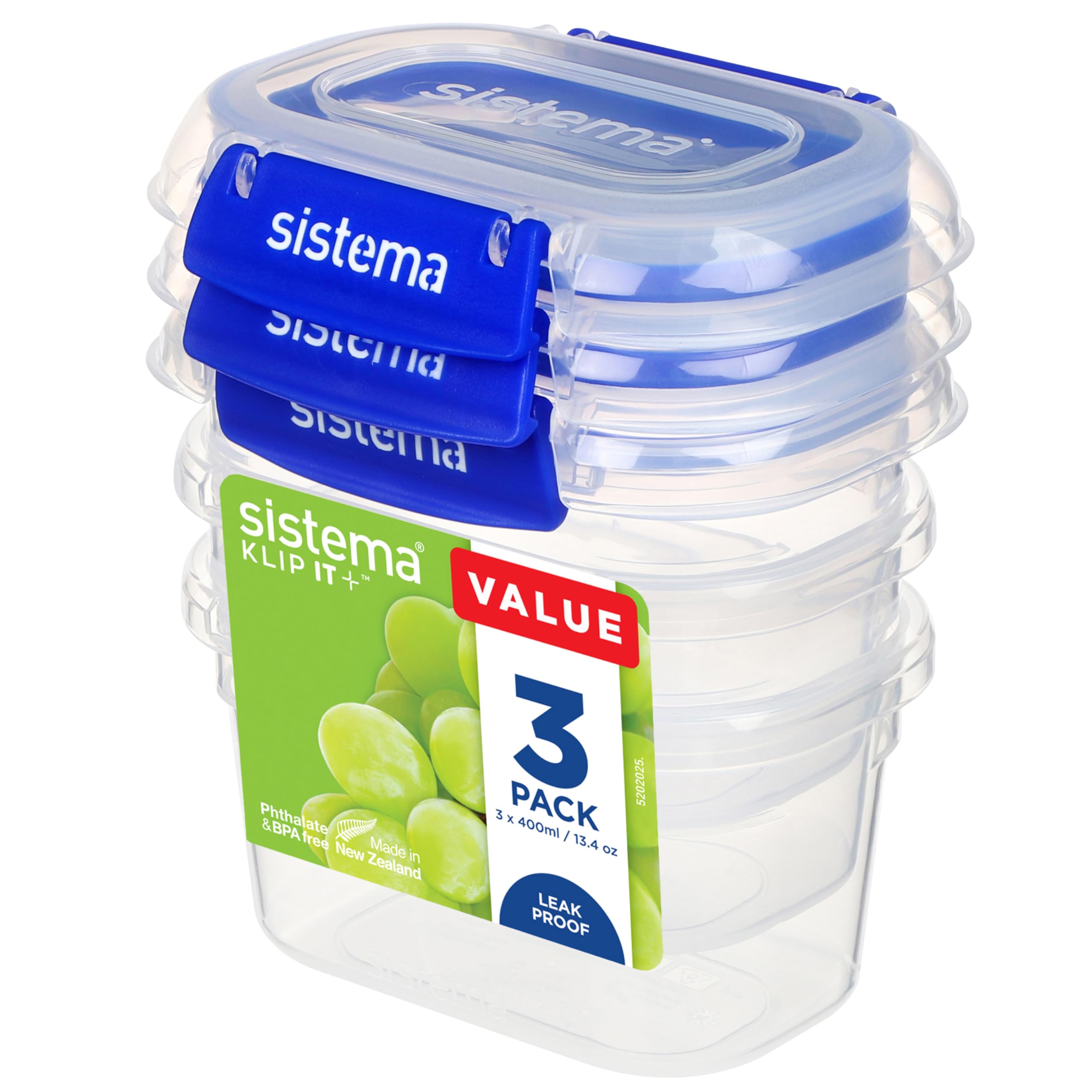 sistema-klip-it-plus-vorratsdosen-set-6-teilig-2-x-400-ml-3-x-1-l-1-x-2-2-l-luft image 7