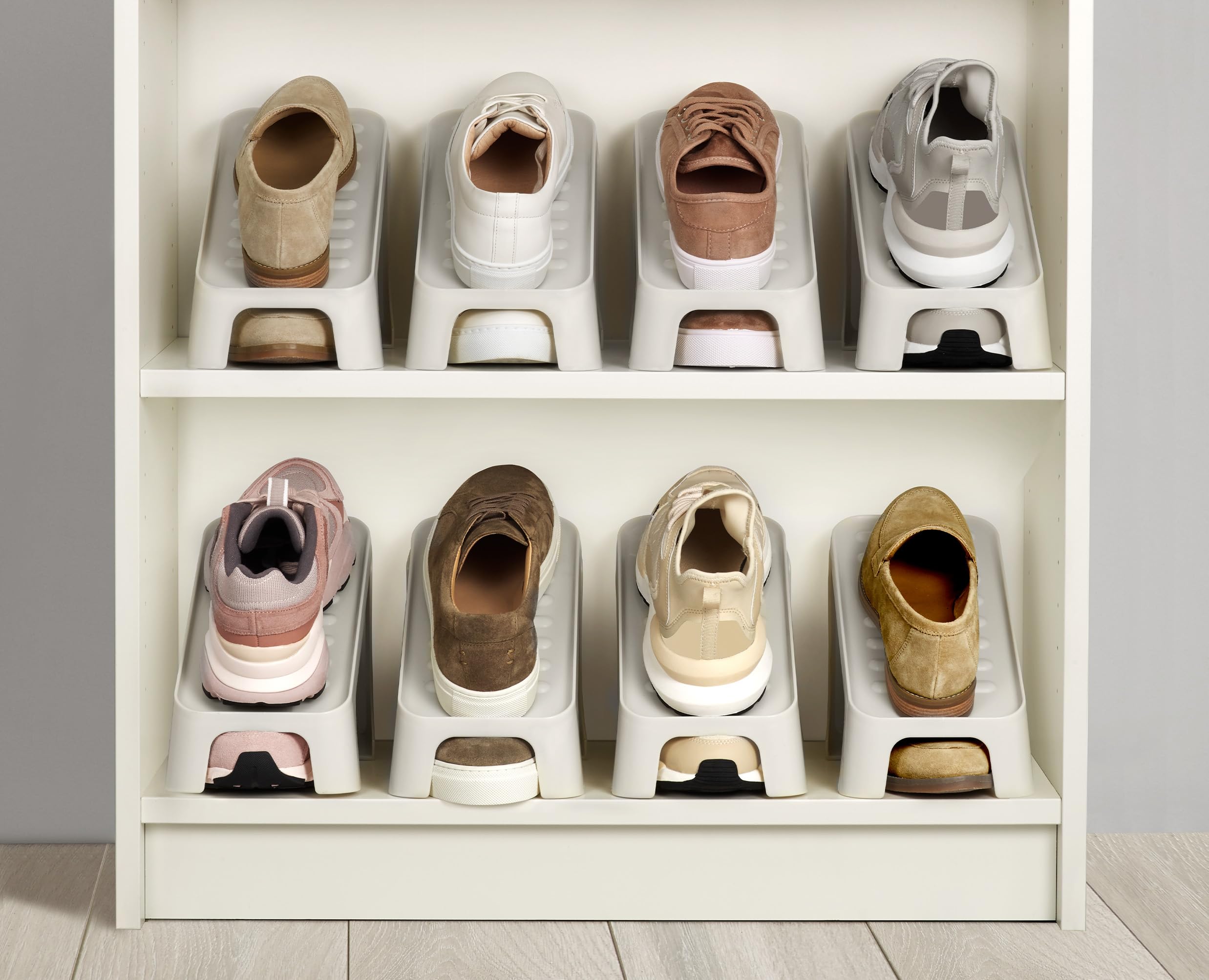 joseph-joseph-shoe-in-schuh-organizer-6er-pack-klapp-fach-mit-rutschfester-riffe image 5