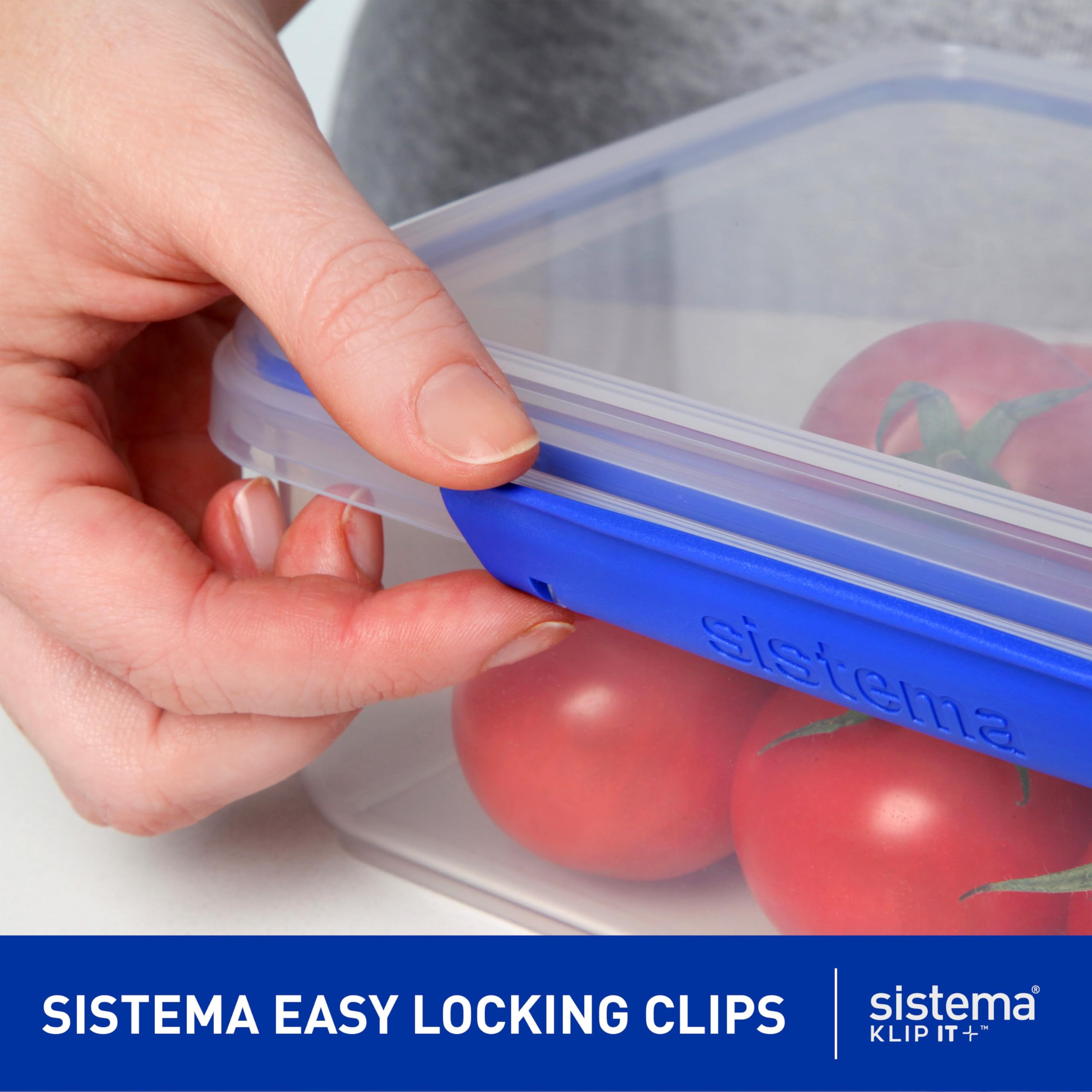 sistema-klip-it-frischhaltedose-9-67-l-stapelbare-luftdichte-vorratsdose-mit-dec image 2