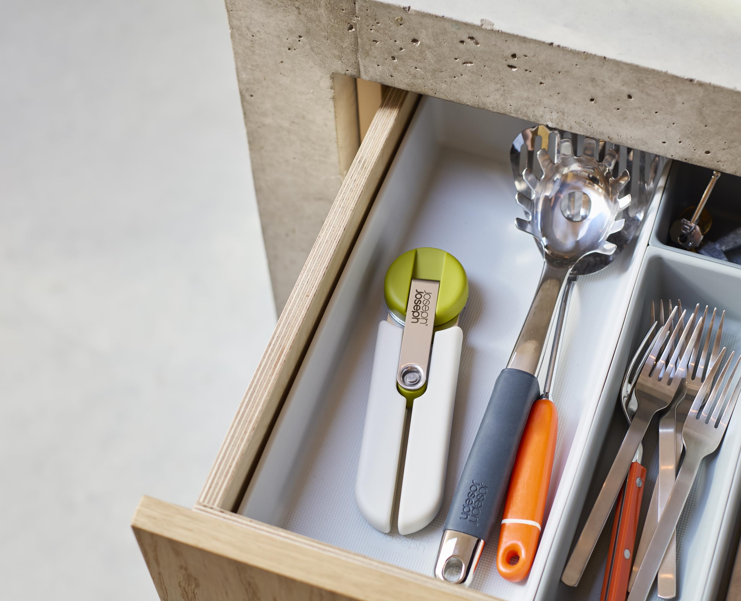 joseph-joseph-goround-dosen-ffner-mit-kurbelgriff-edelstahl-schneidrad-klappbar- image 7