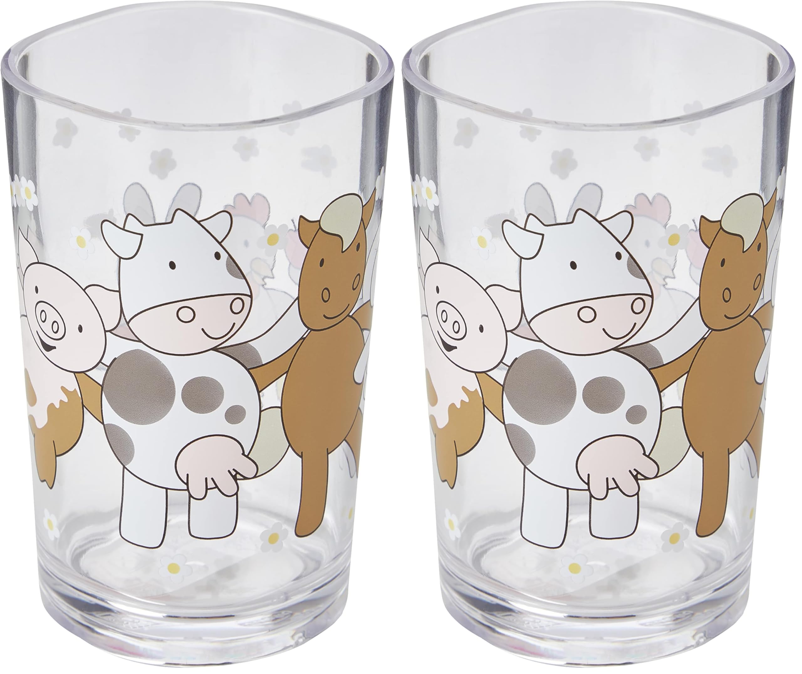 emsa-kindertrinkglas-bauernhof-0-2-l-kinderbecher-san-kunststoff-transparentgr-n image 5
