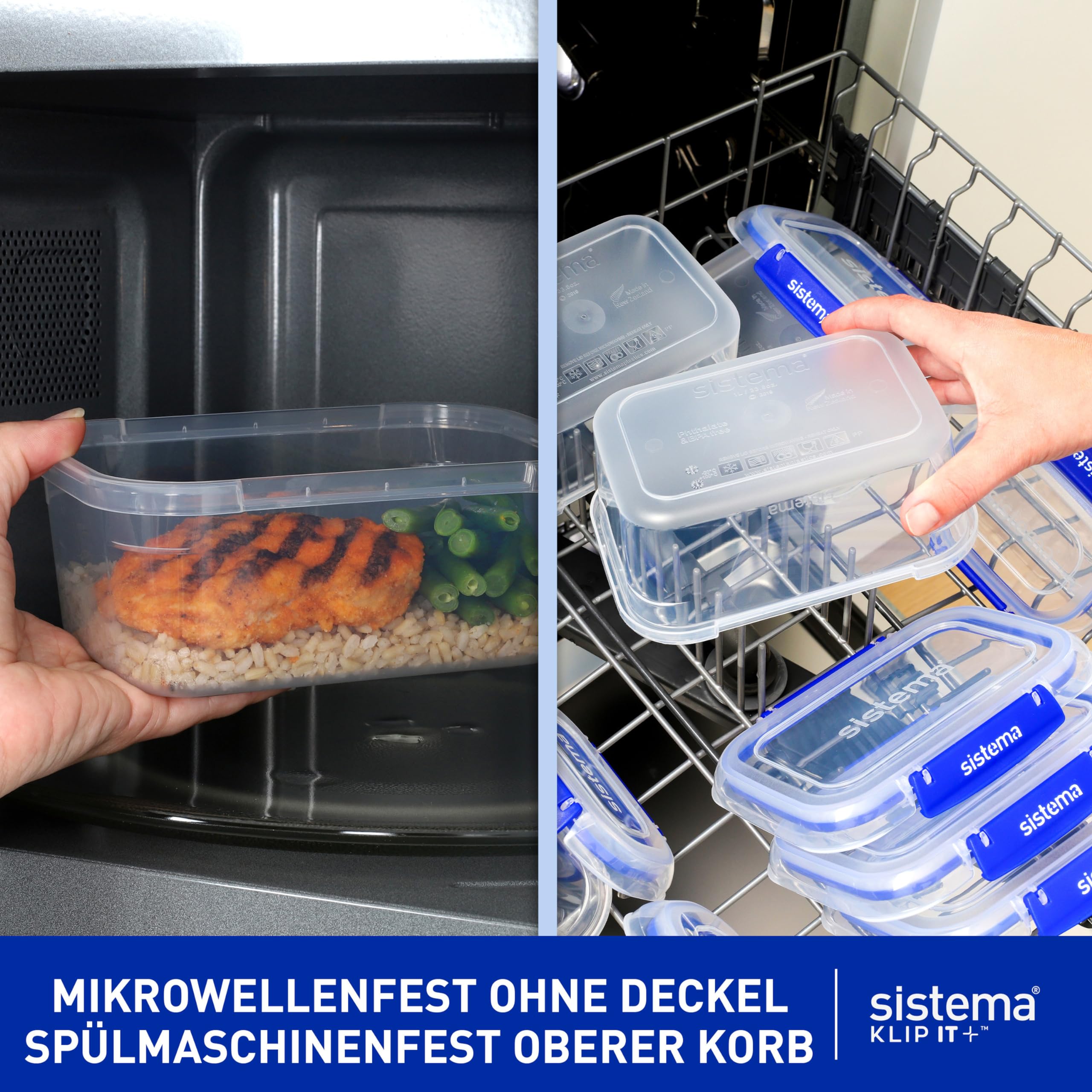 sistema-klip-it-plus-frischhaltedosen-set-4-x-1-l-luftdichte-stapelbare-vorratsd image 5