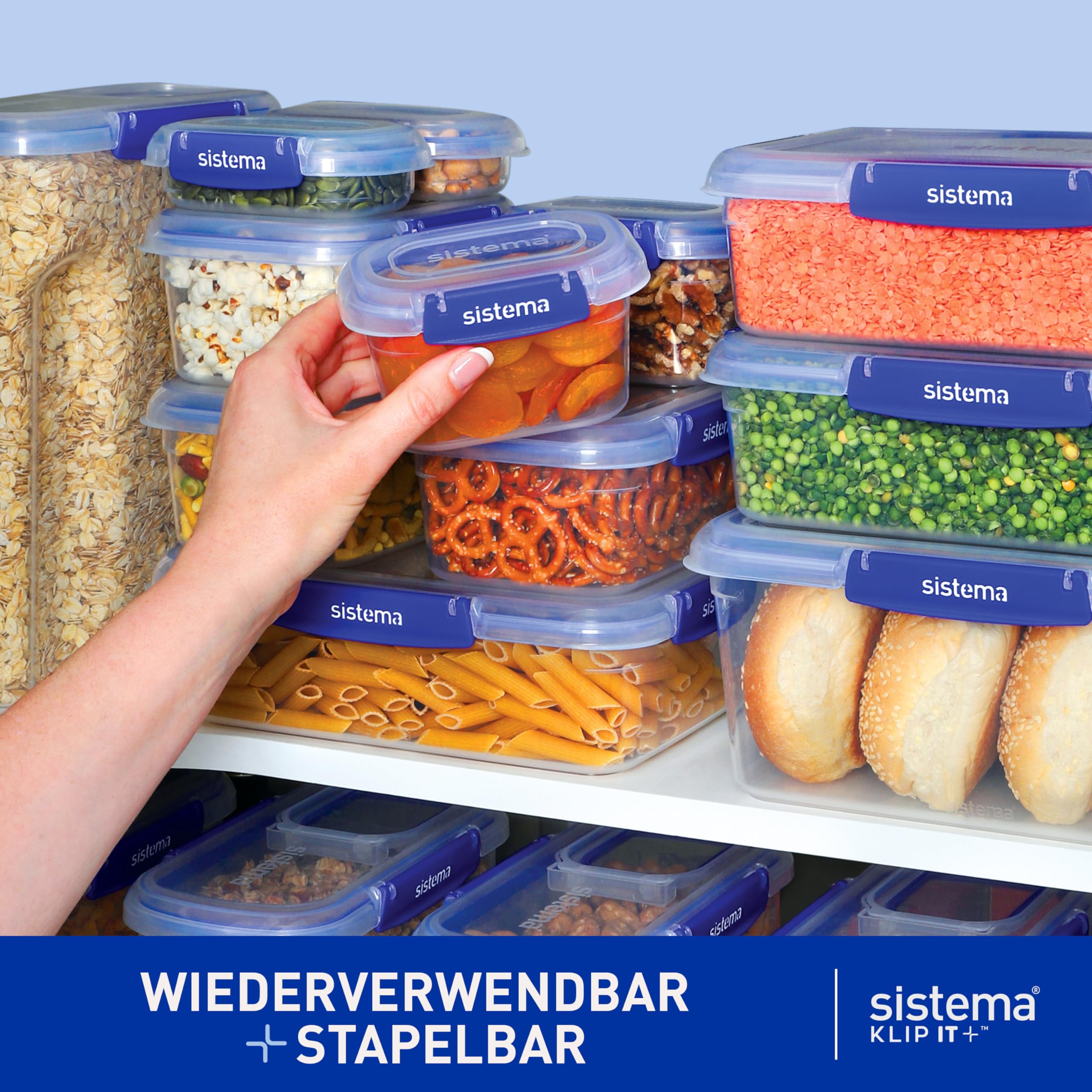 sistema-klip-it-plus-frischhaltedose-7-5-l-rechteckig-luftdichte-stapelbare-vorr image 4