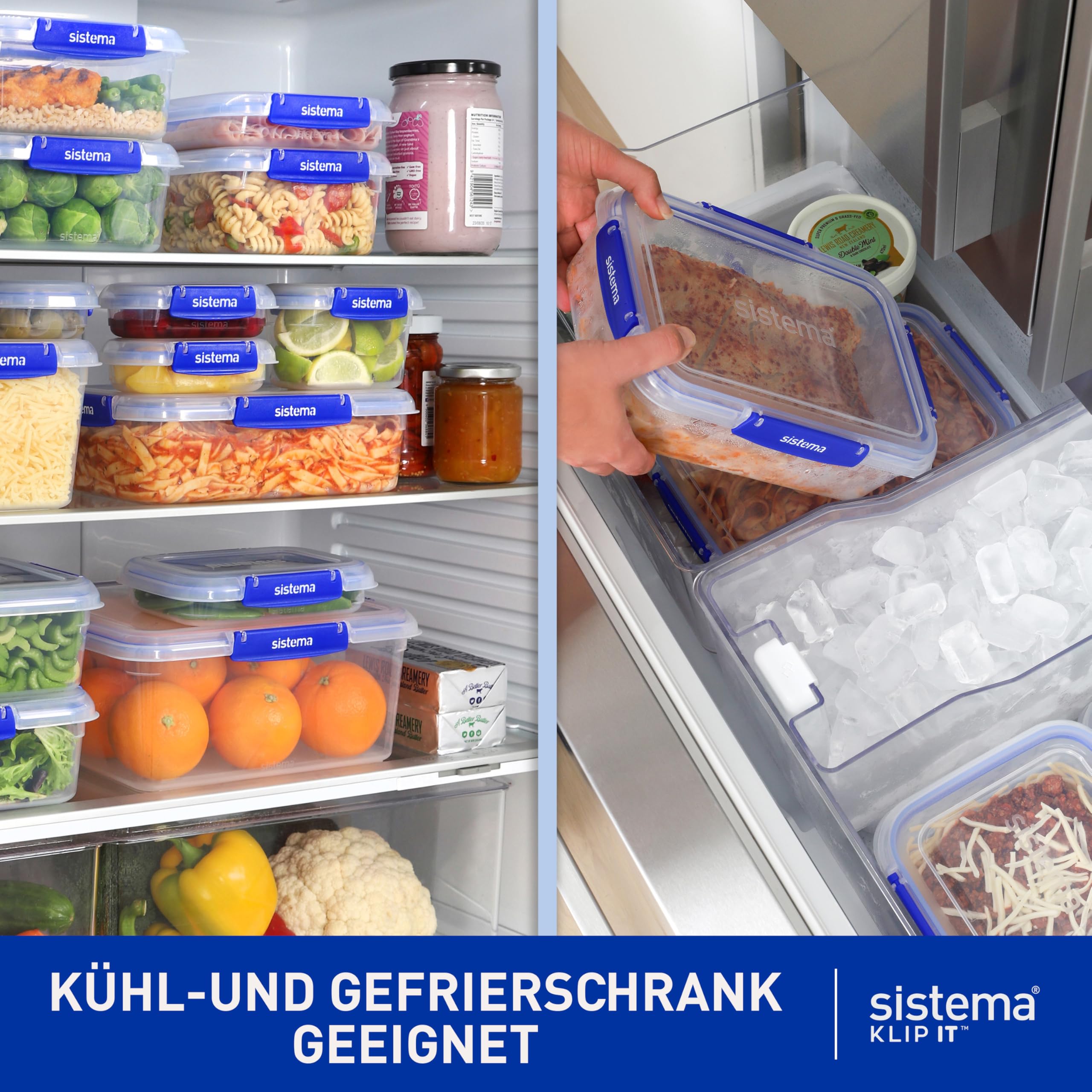sistema-klip-it-vorratsdosen-set-28-teilig-14-luftdichte-stapelbare-frischhalted image 6