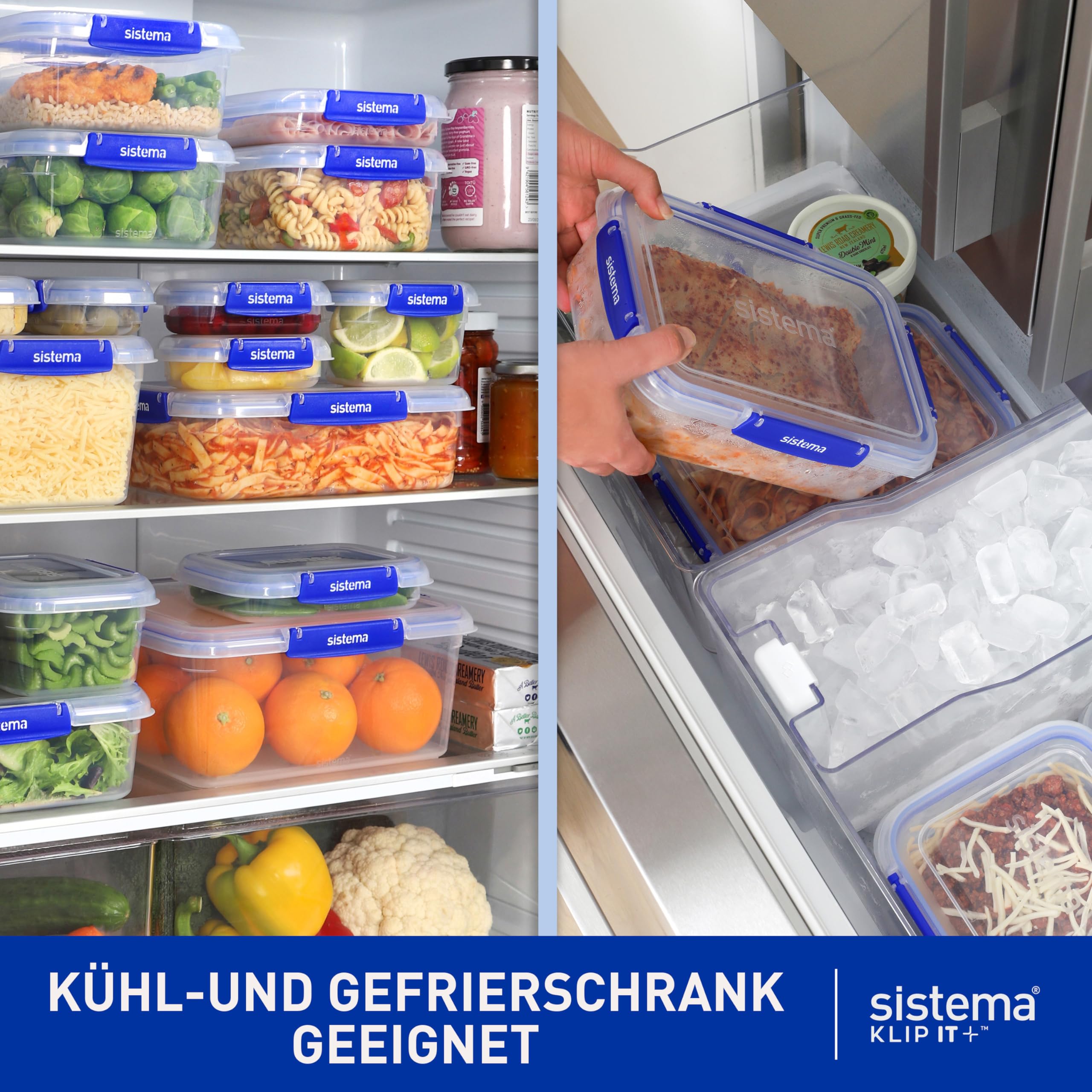 sistema-klip-it-plus-frischhaltedosen-set-4-x-1-l-luftdichte-stapelbare-vorratsd image 4