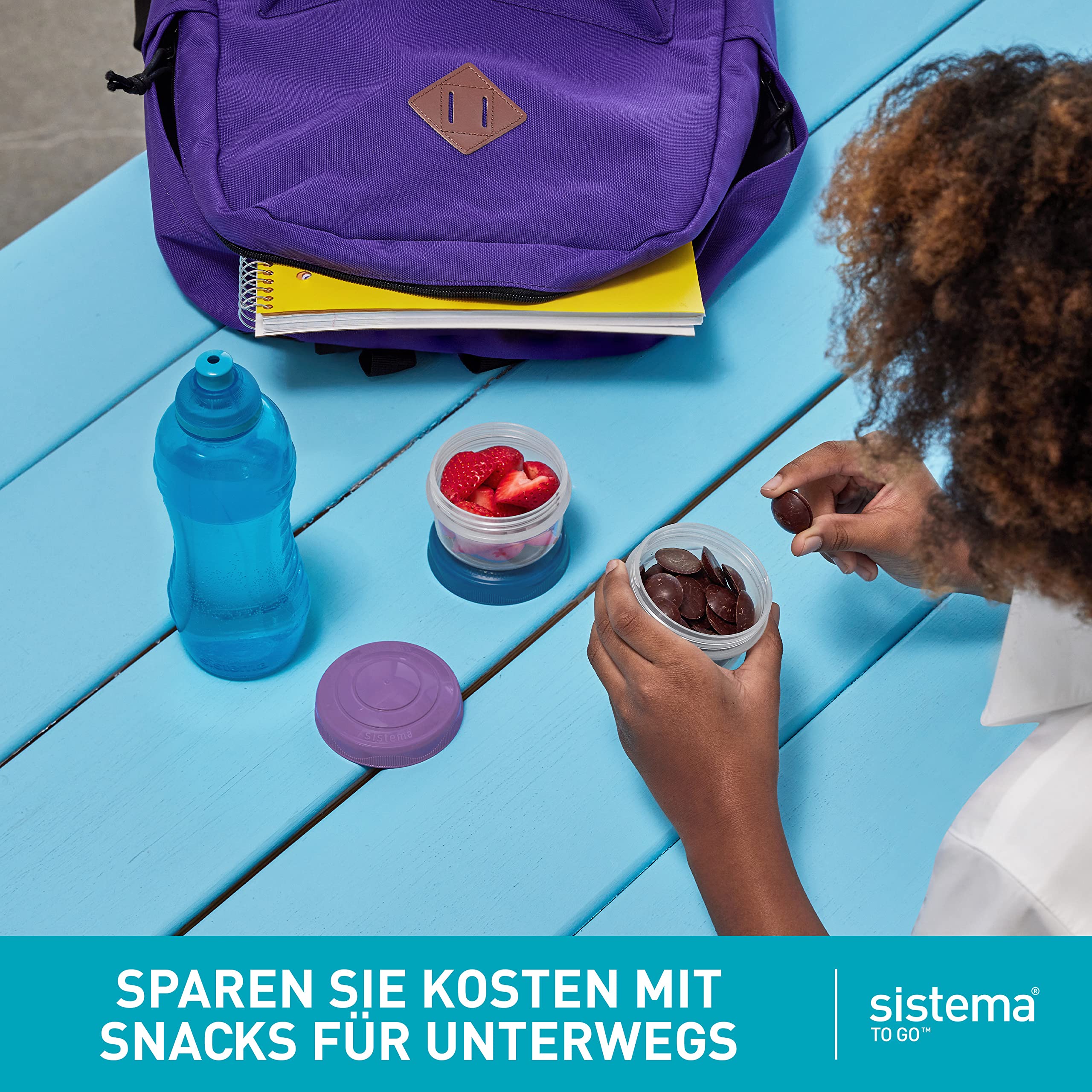 sistema-snack-pots-mini-bites-to-go-frischhaltedosen-130-ml-3-st-ck-stapelbare-s image 2
